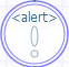 BPL alert, which is a circle with an exclamation point in the center