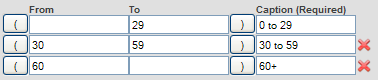 generated description: range expression defect setup