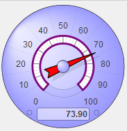 generated description: speedometer ring